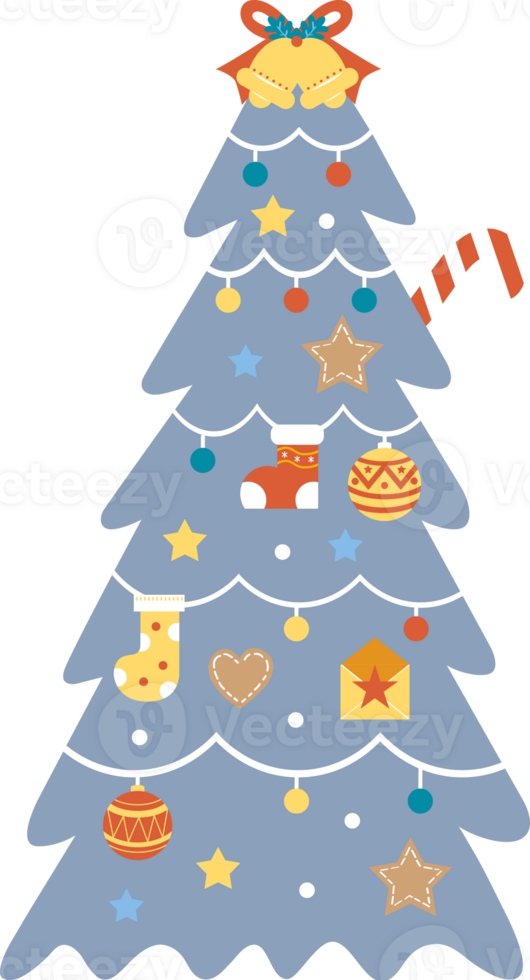a blue Xmas tree png