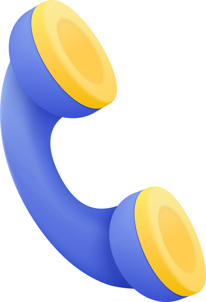 3d phone and bubble talking with service support hotline and call center icon concept. 3d telephone for contact customer png