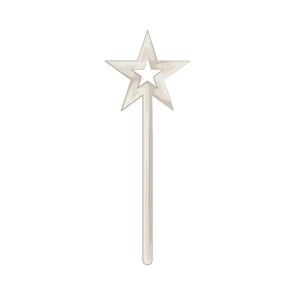 Illustration of magic wand vector