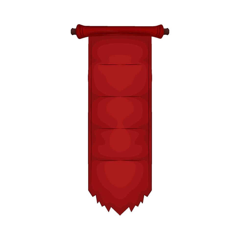 Illustration of medieval banner vector