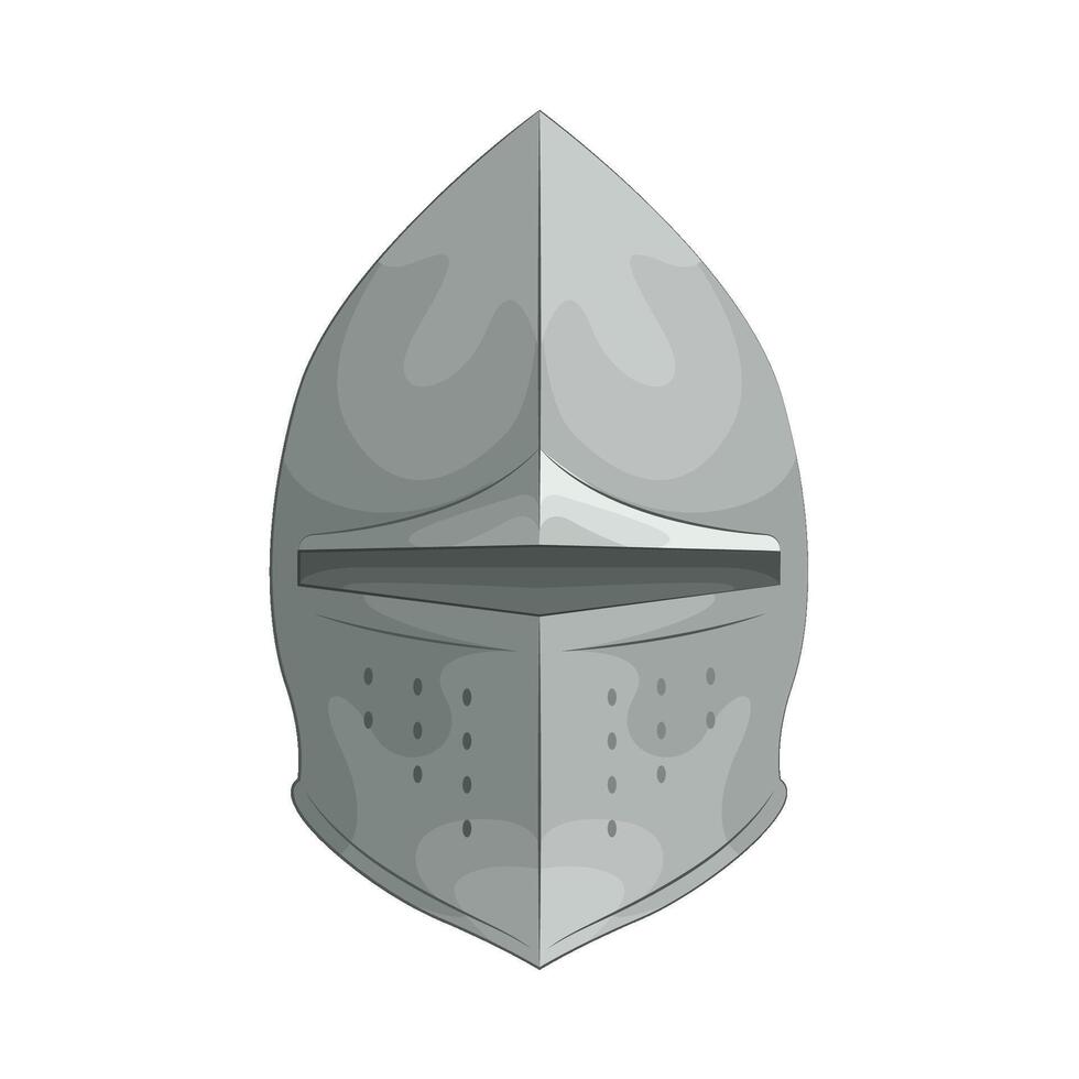 Illustration of armor helmet vector