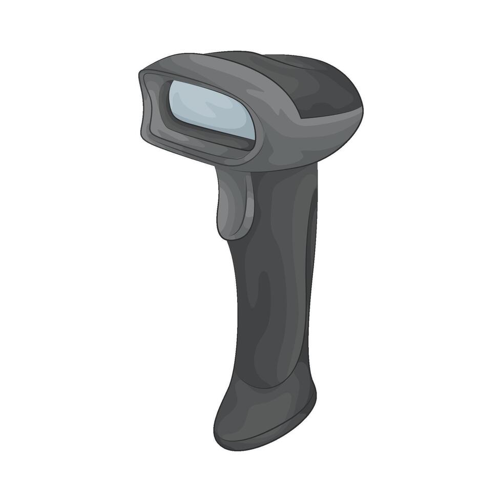 Illustration of barcode scanner vector