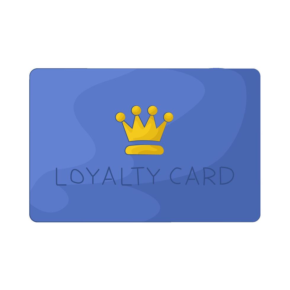 Illustration of loyalty card vector