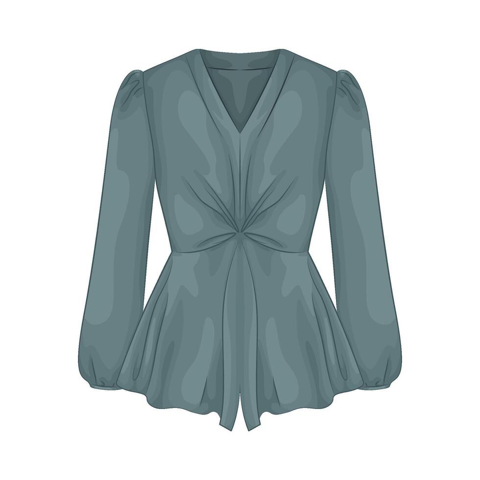 Illustration of blouse vector