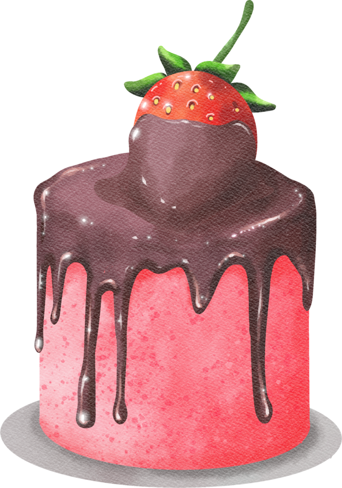 sweet cake watercolor png