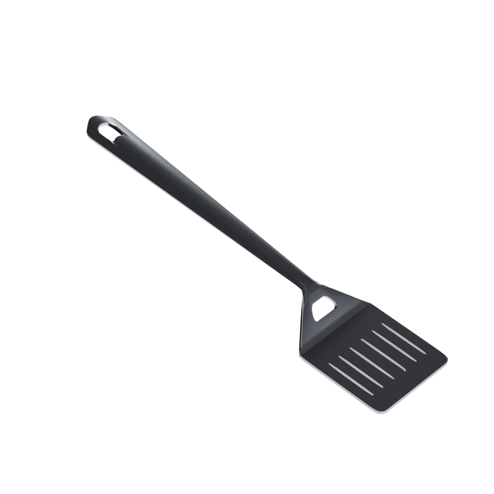 Iron Spatula - Upper Medium View at 135 Degrees png