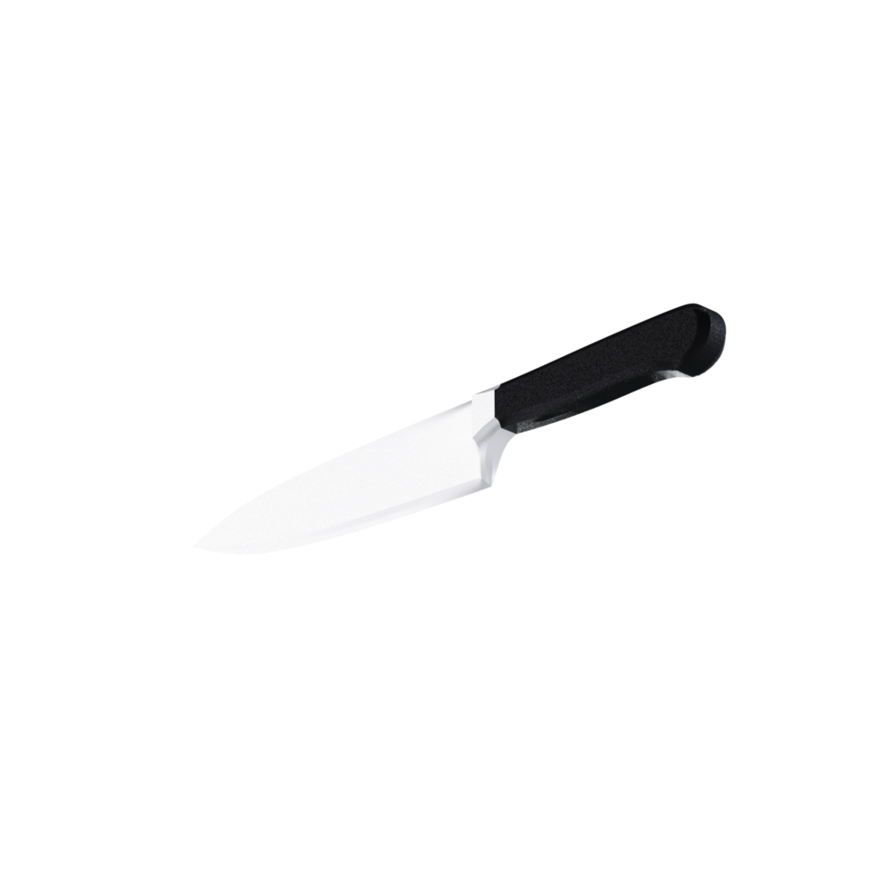 20 cm Chef Knife - Medium Low View at 135 Degrees png