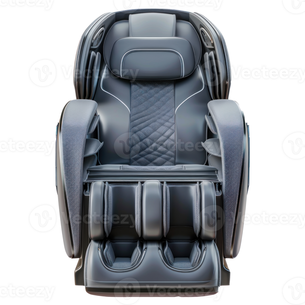 Massage Chair front view full length isolate on transparency background png