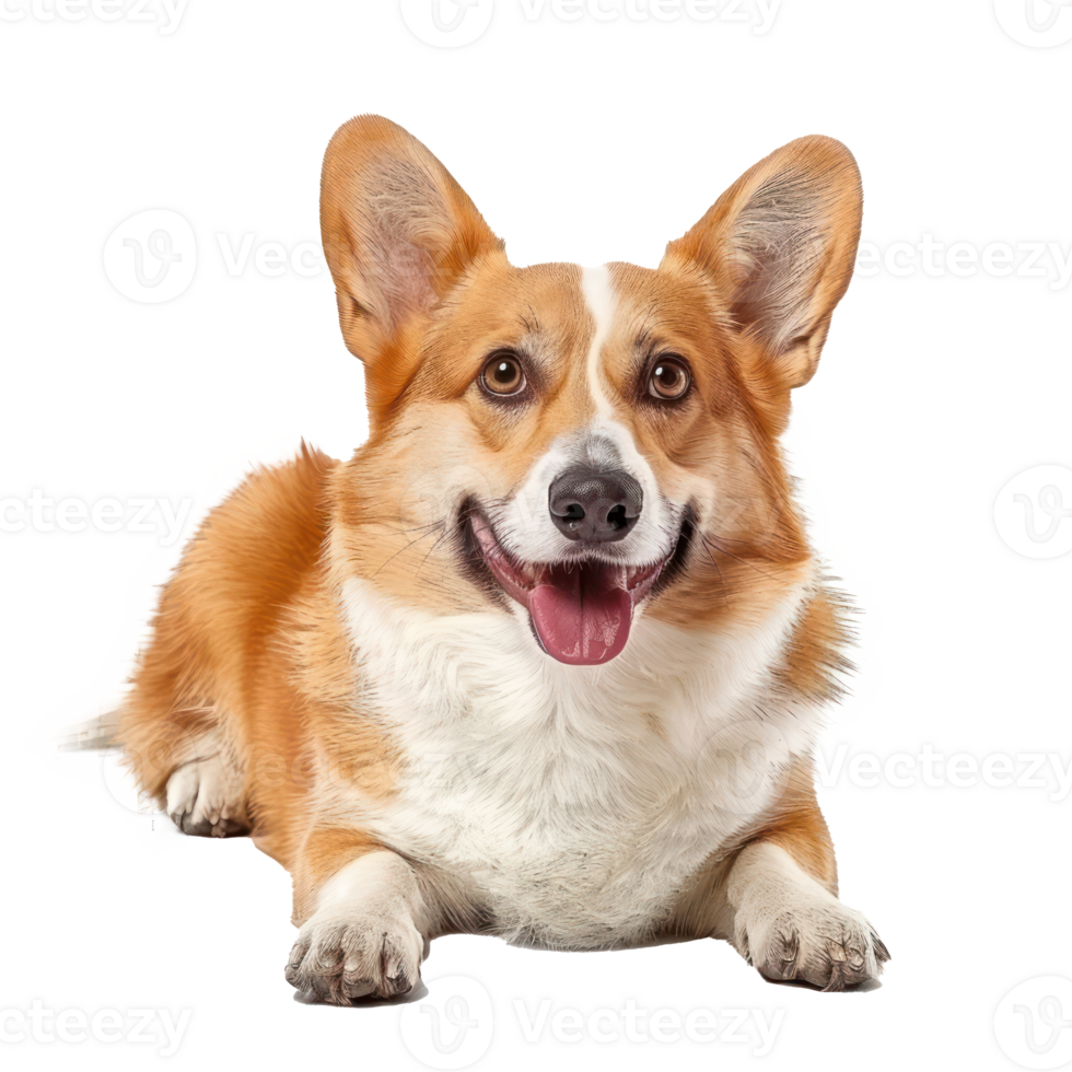 Corgis full body isolate on transparency background png