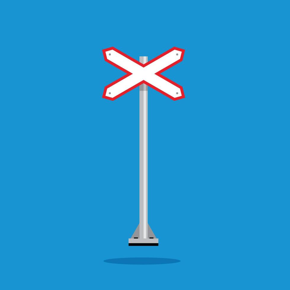 rroad sign icon, Rail Crossing with 1 railway road on yellow rhombus. board.suitable for poster use and web icon vector