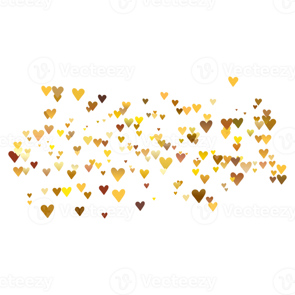 Golden shiny glitter png
