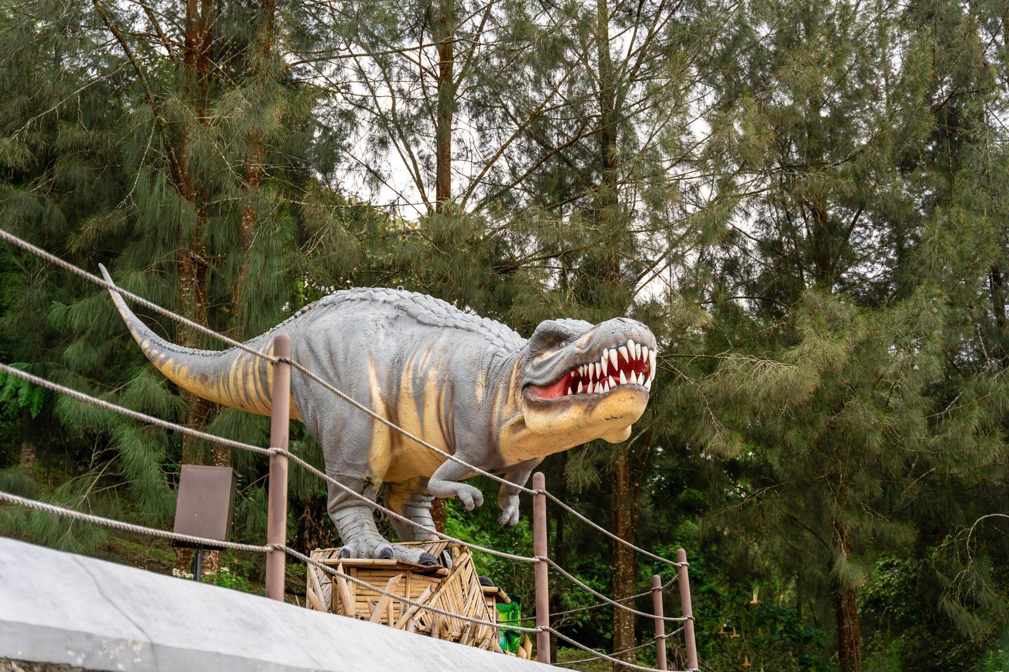 Berastagi, North Sumatra, Indonesia - September, 26 2021. Tourist are travelling playing and recreation at Mikie Holiday Resort or Mikie Funland Berastagi - North Sumatra photo