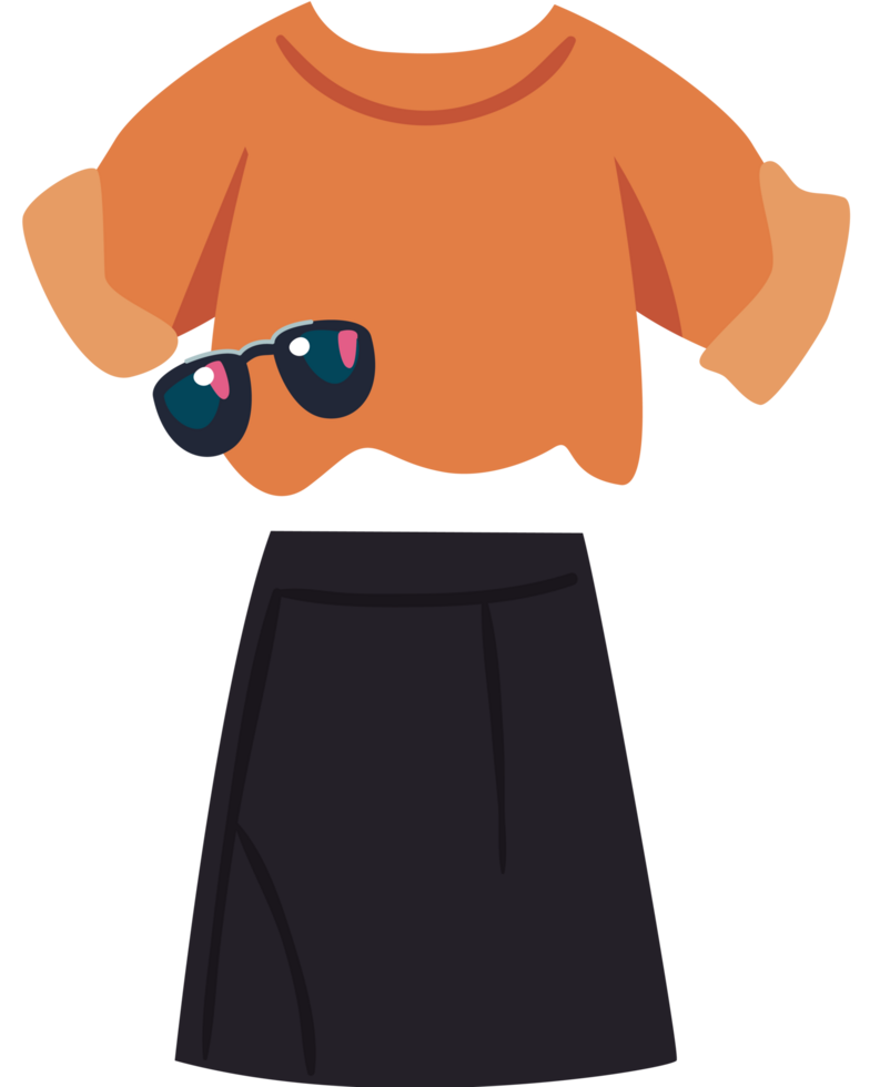 spring clothes and accessory png