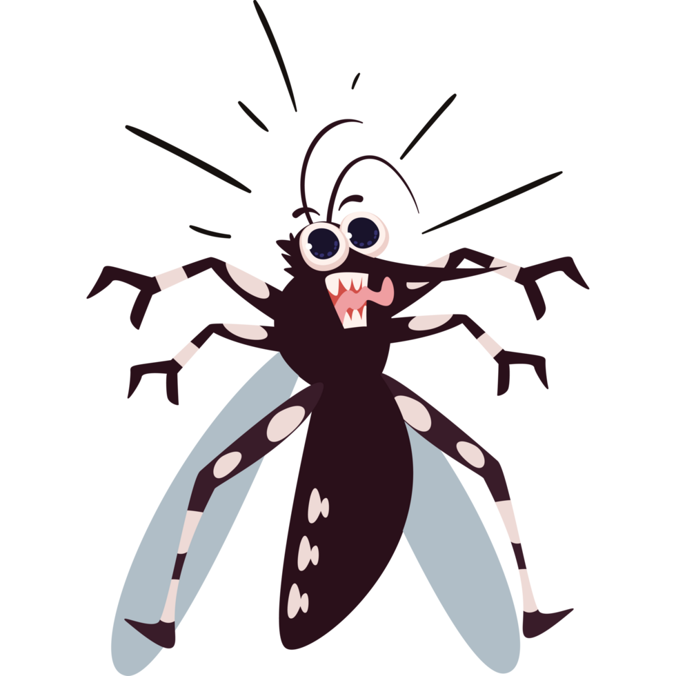 dengue aedes mosquito cartoon png