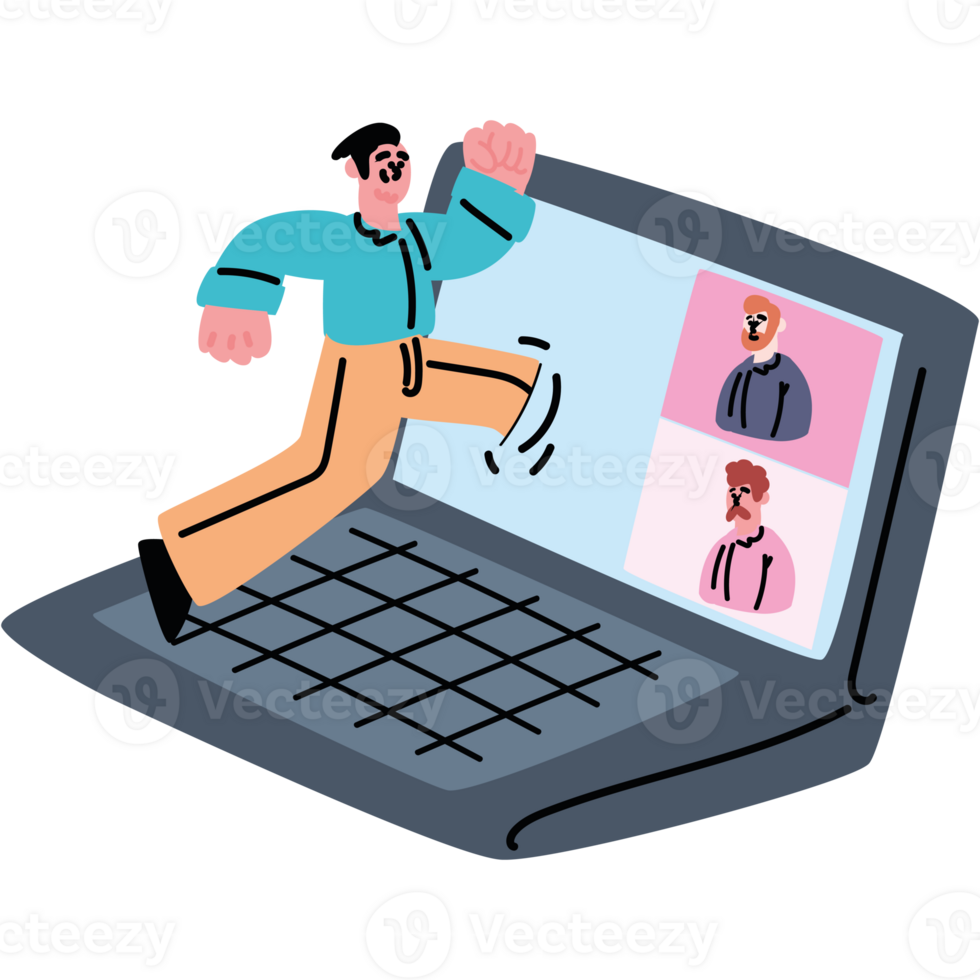 hybrid work from home or work in office png