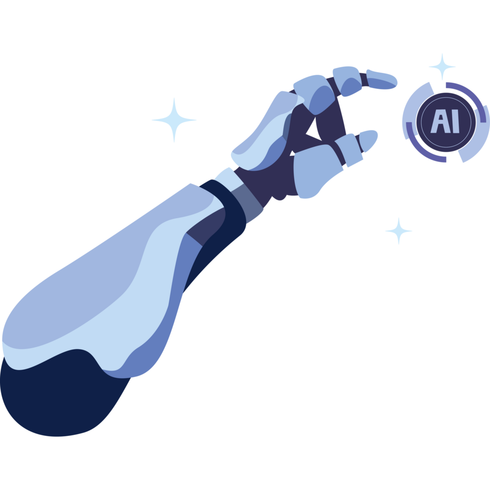 artificial intelligence robot hand png