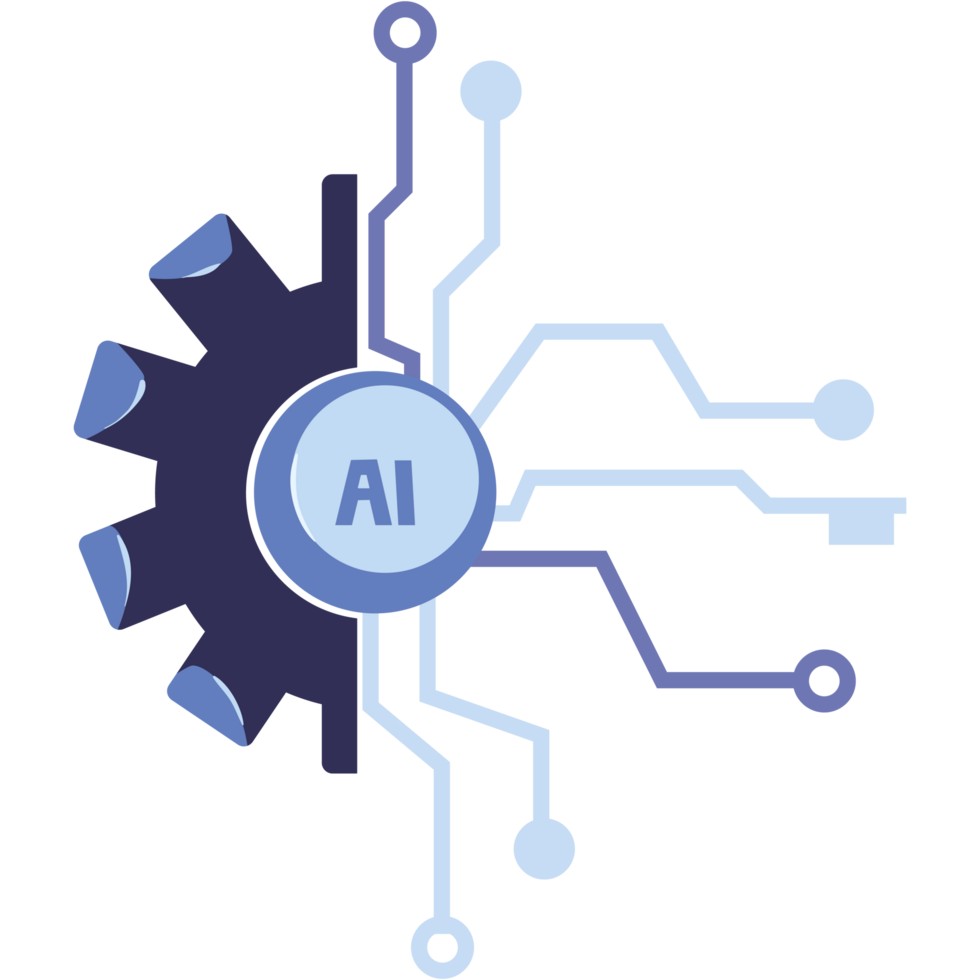 robotic ai chip or a semiconductor png
