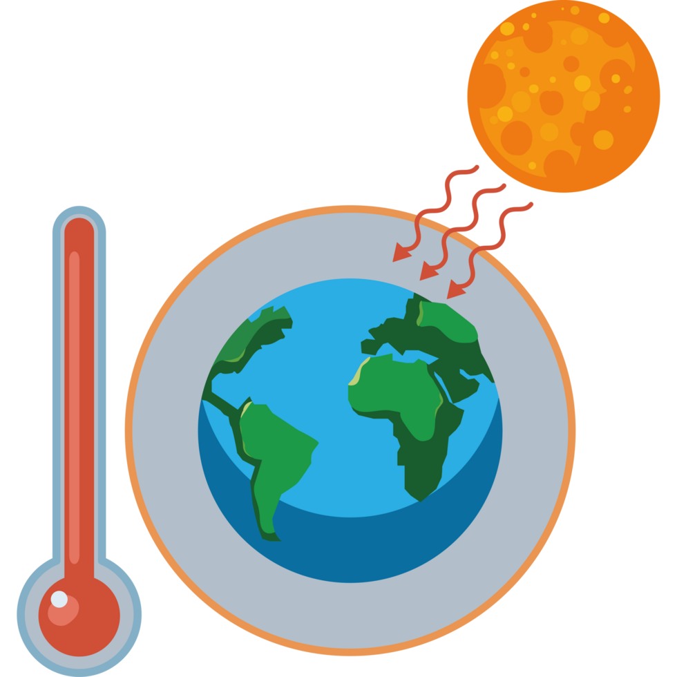 greenhouse effect temperature climate change png