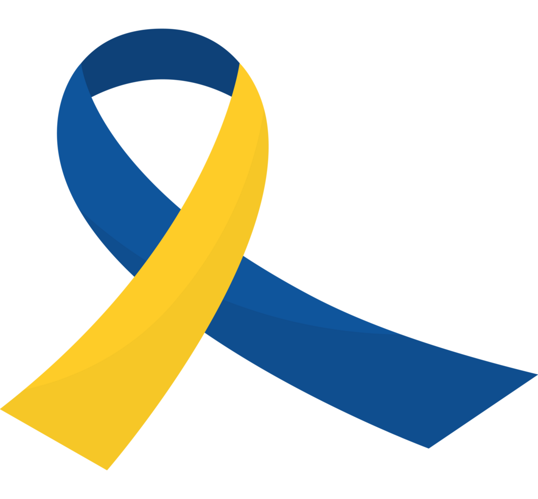 down syndrome ribbon sign png