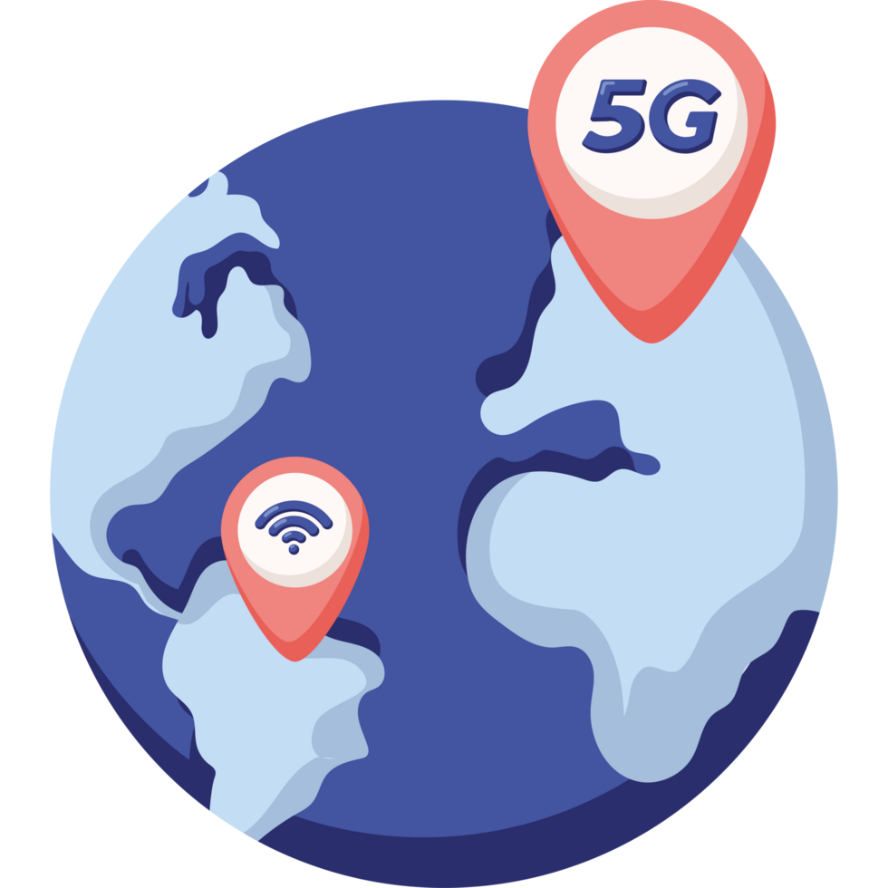 5G world internet png