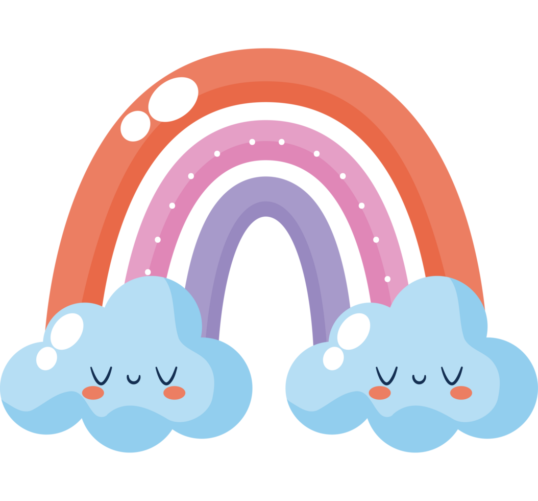 weather rainbow cute png