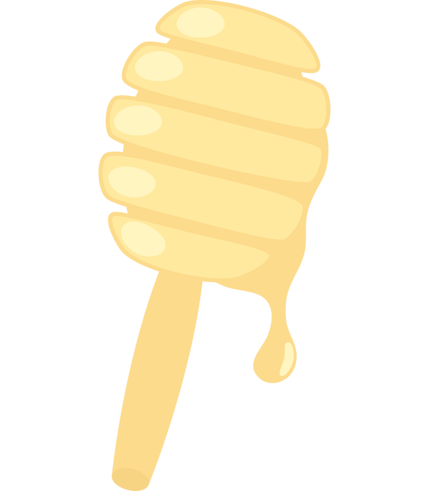 wooden honey spoon png
