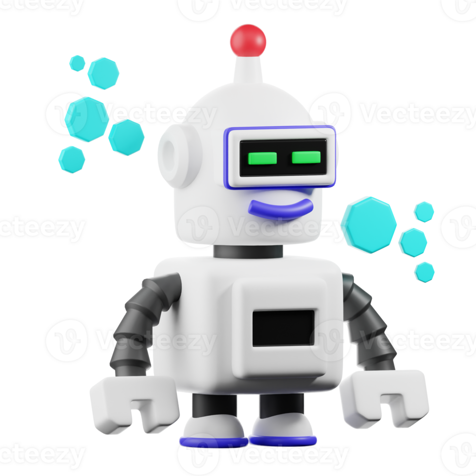 3D Virtual Reality Robot Model for Games png