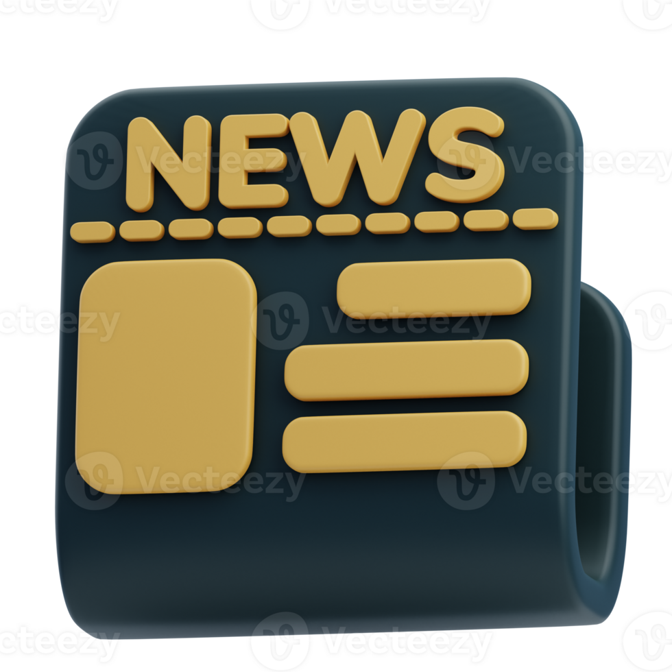 3D Digital Justice News Article Design png