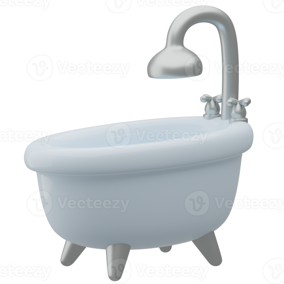 Modern Bathtub For Real Estate Illustration png
