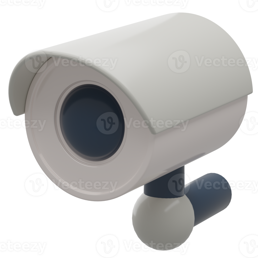Security Surveillance Camera 3D Real Estate Illustration png