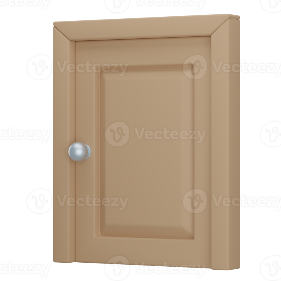 3D Wooden Door Design For Real Estate png