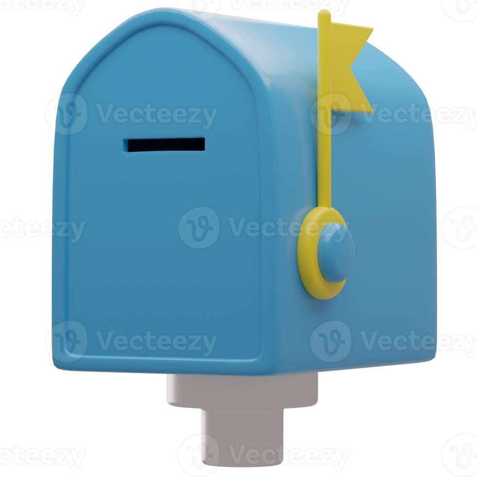 Mailbox Model for 3D Real Estate Projects png