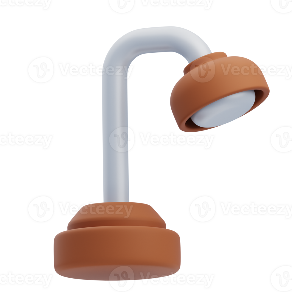 Modern 3D Desk Lamp Design png