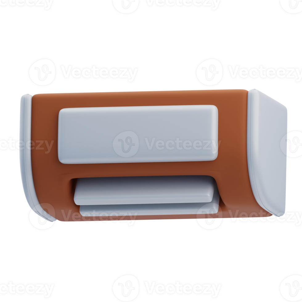 Modern 3D Wall Mounted Air Conditioner png