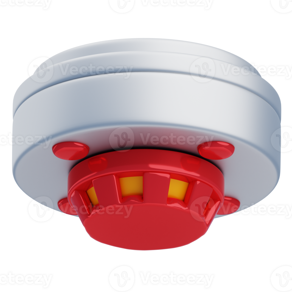 3D Smoke Detector For Firefighter Training png