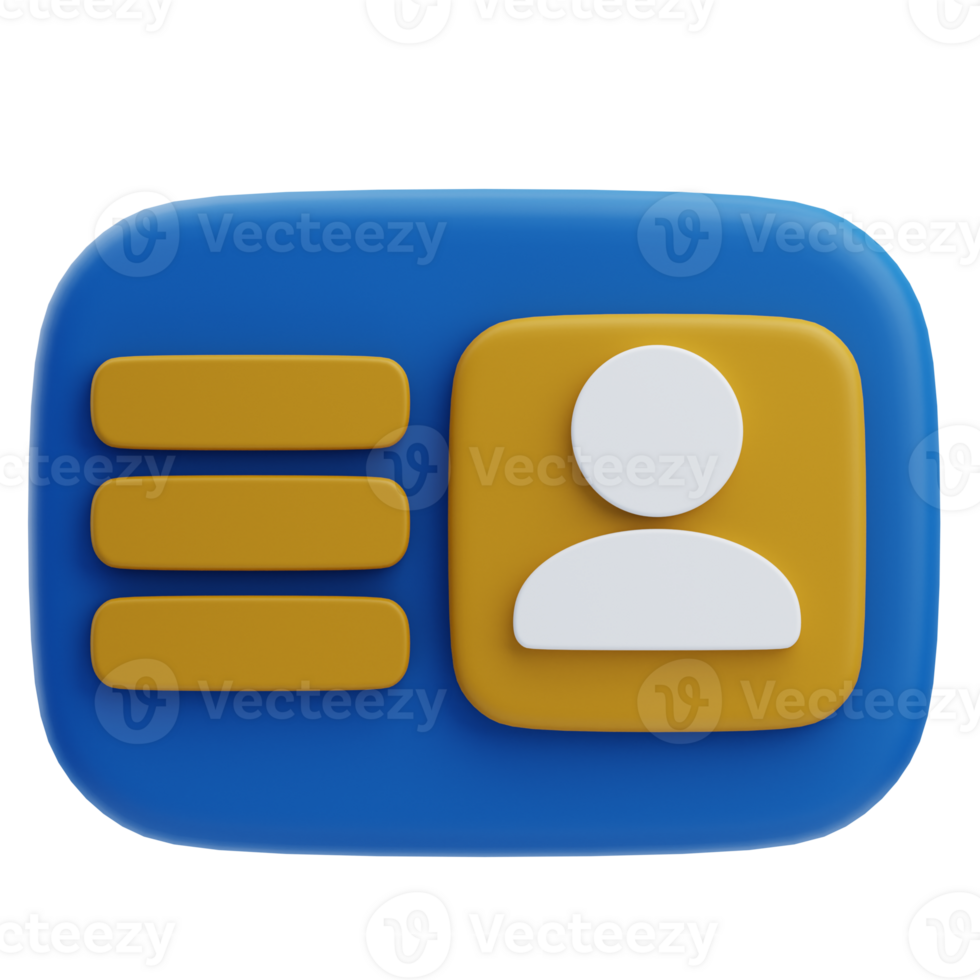 3D Hotel Room Key Card Icon png