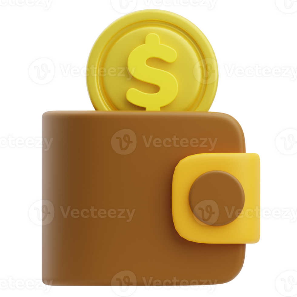 3D Digital Wallet For Grocery Shopping png