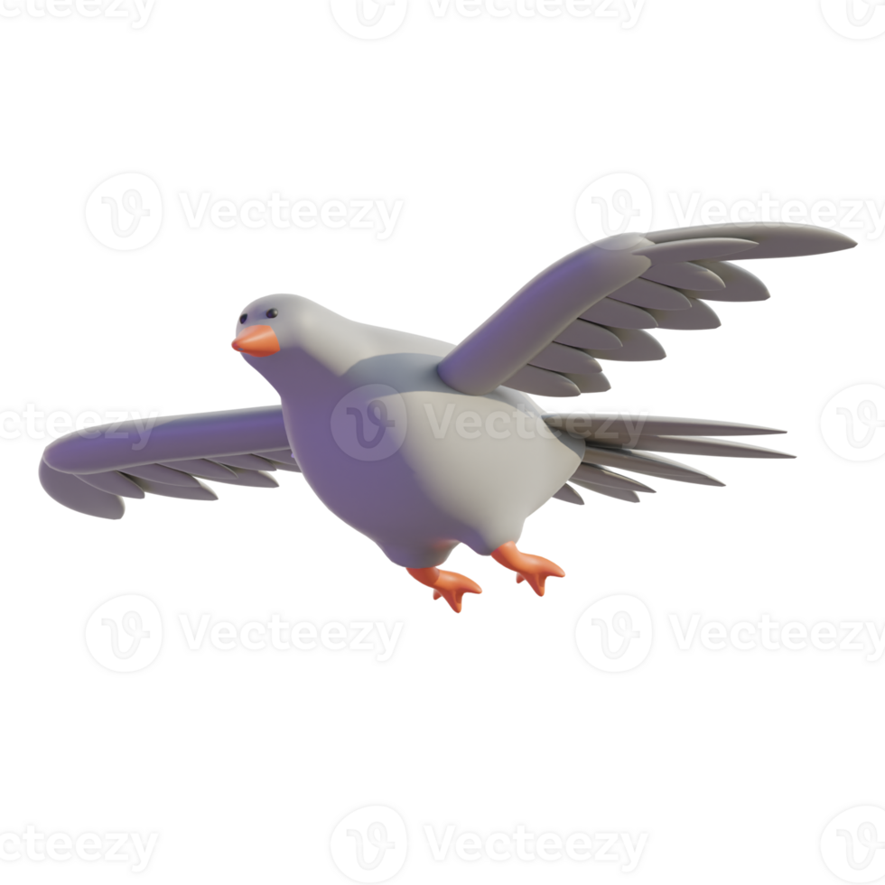 3D Fantasy Flight of the Dove png