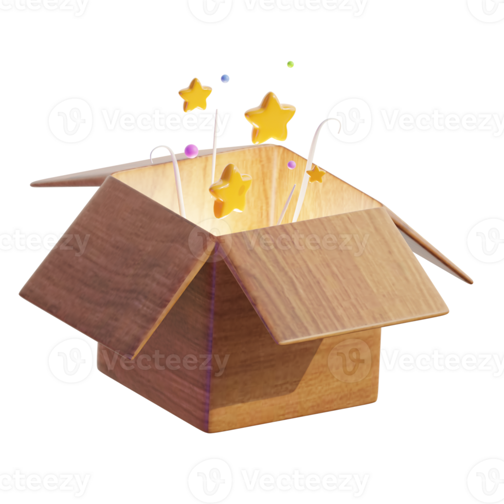 Mystical 3D Magic Box Unleashed png
