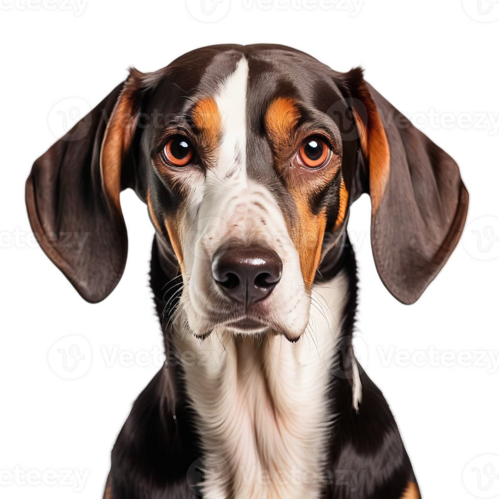 a dog with a big head and ears on transparent background png