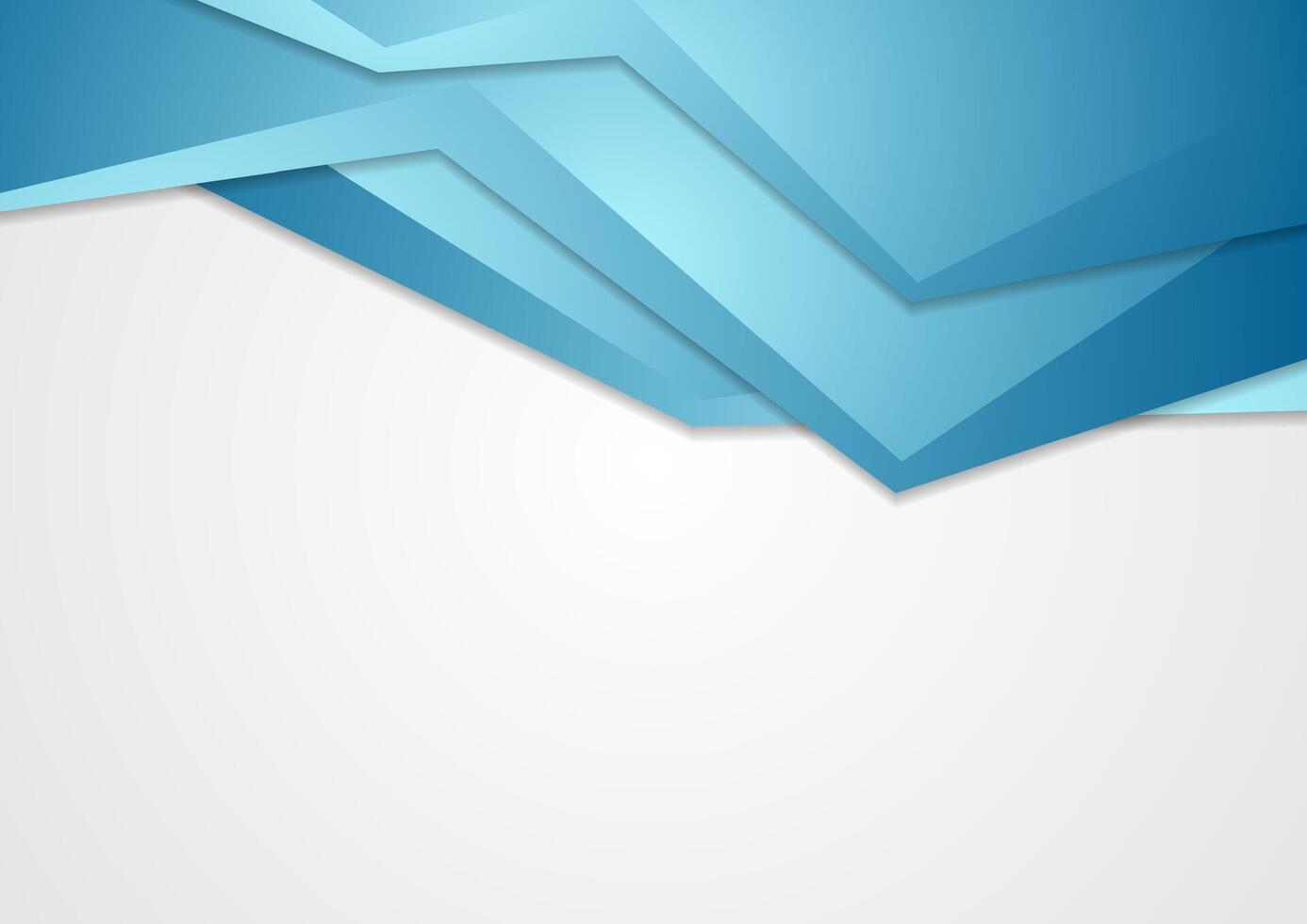 Abstract blue corporate tech background vector