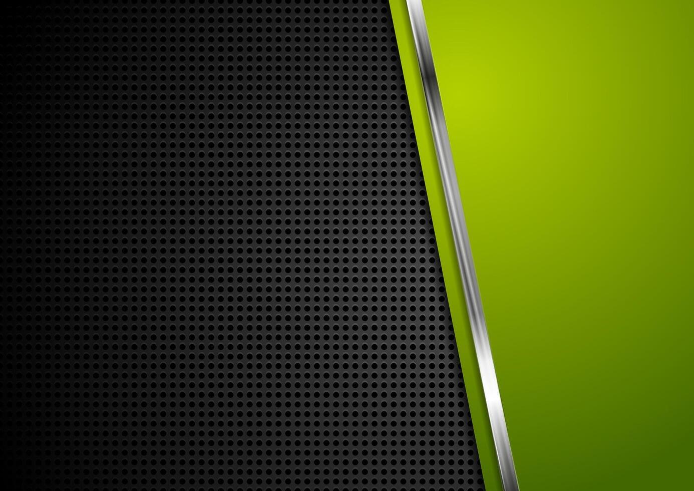 Abstract perforated metallic bright corporate design vector
