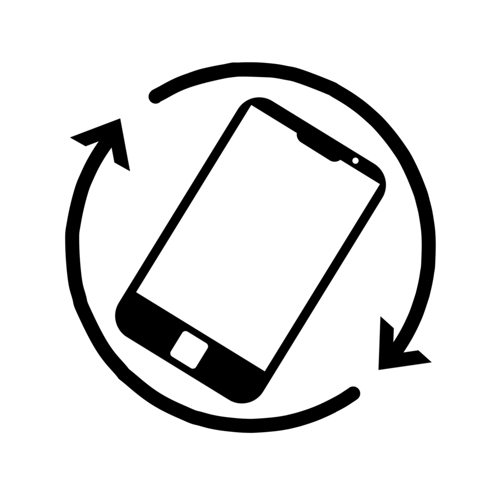 Mobile rotate icon png