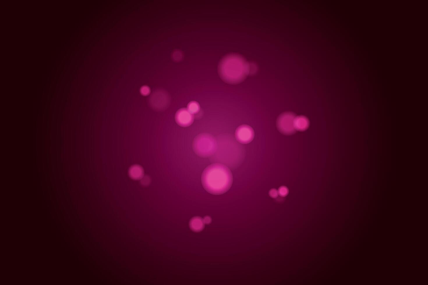 Beautiful effect of crimson light on dark background, glare, beautiful diffused light, bokeh effect vector