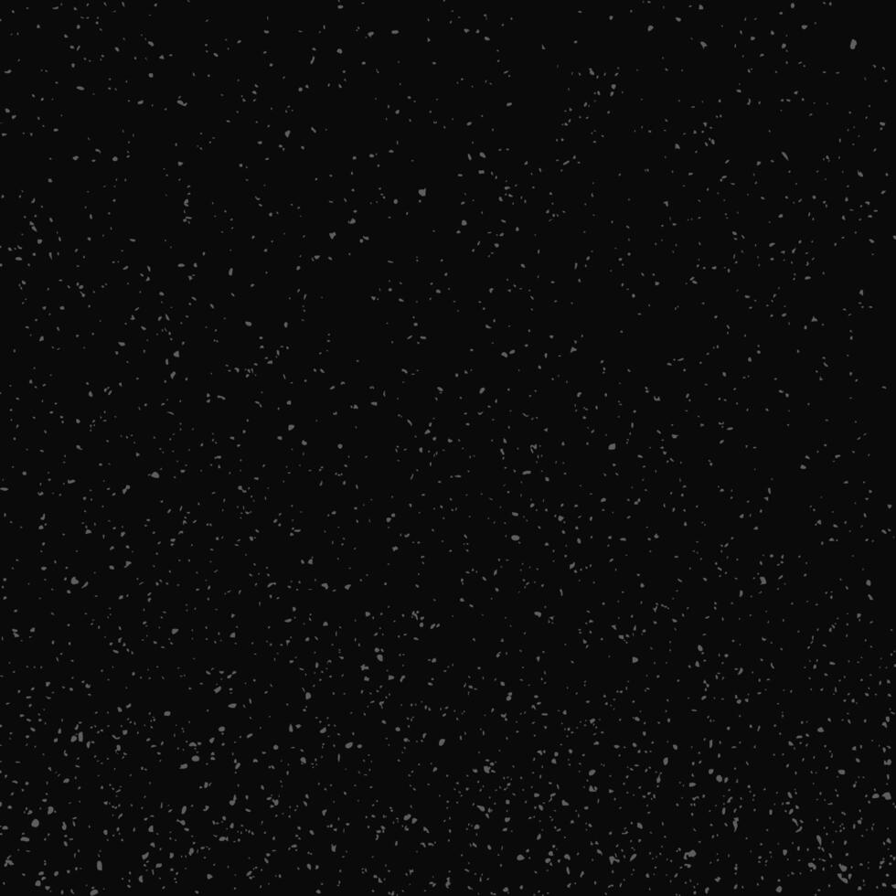 Abstract black grainy texture with dust particles. Random spots and sprinkles. Noise pattern for dirty old look vector