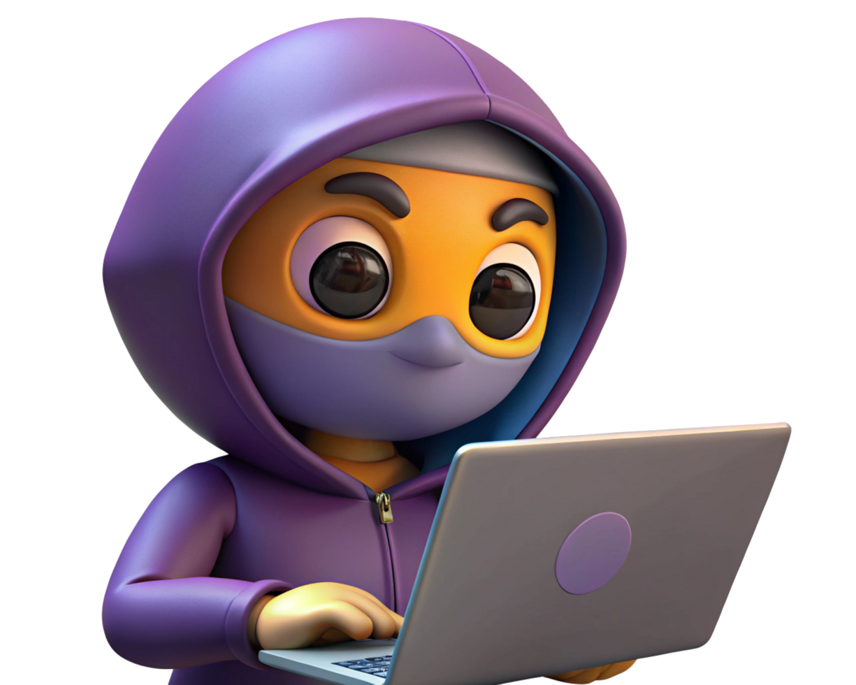 Cyber Crime Concept with Masked Figure png