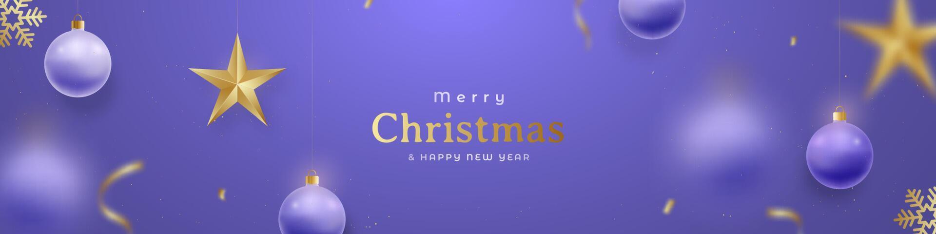 Christmas long banner vector