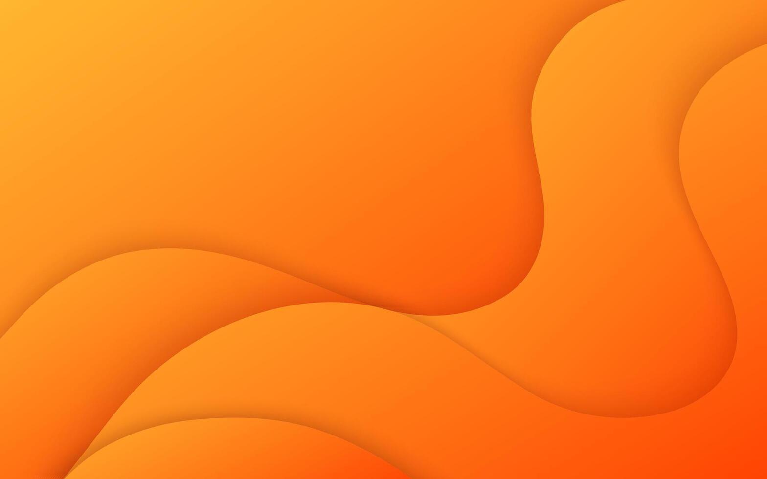Orange abstract backgrounds. orange gradient background dynamic wavy light and shadow. modern elegant design. liquid dynamic shapes abstract composition. Illustration 10 eps. vector