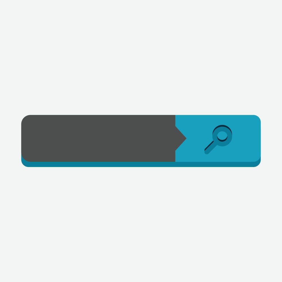 search sign blank text space in flat design vector