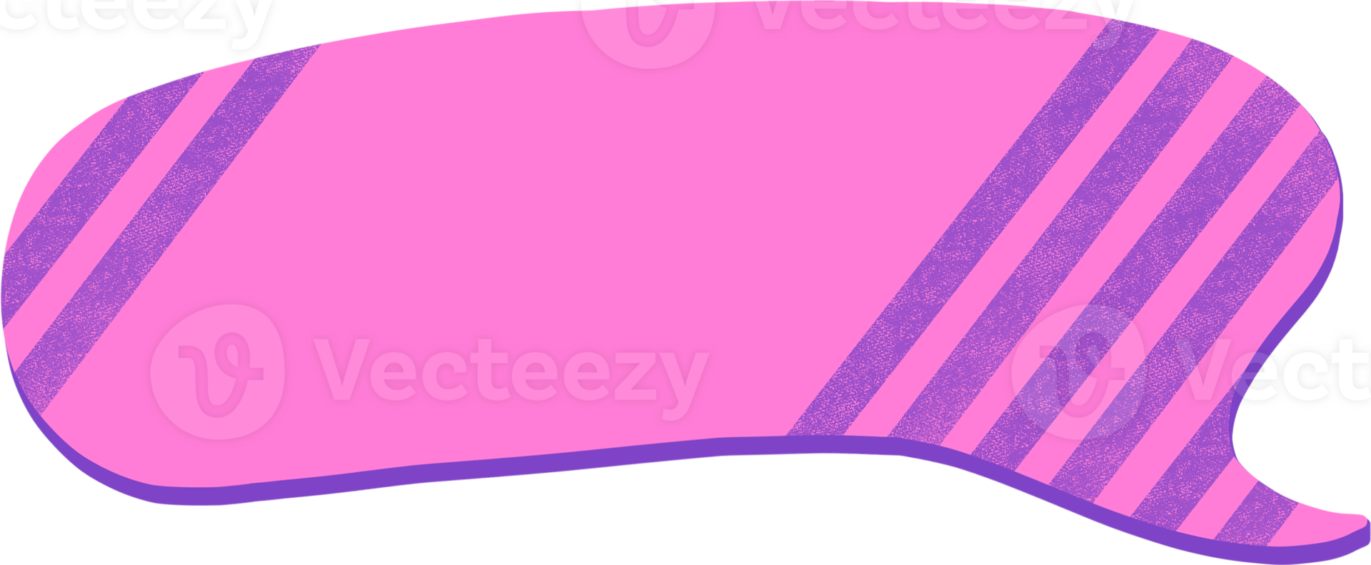 Post-it note shape in pop art style, pink,digital paiting illustration png